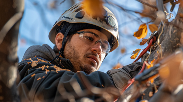 pruned branches and leaves of an infected elm tree that's being disposed of