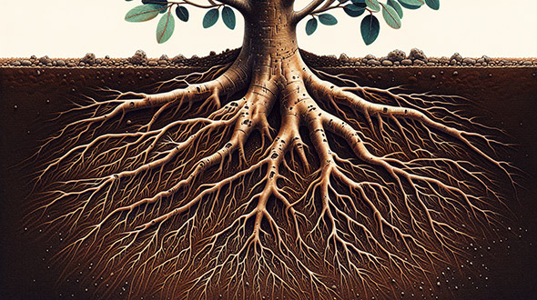 compromised tree root system transplant shock